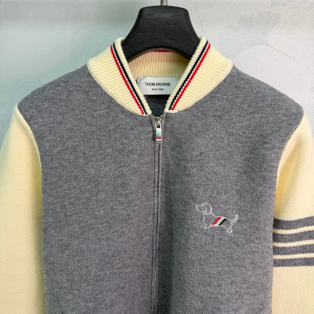 Thom Browne Zip-Up Sweater Women's