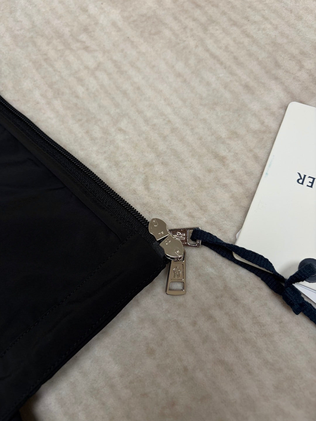 Moncler Hooded Letter Print Lightweight Jacket
