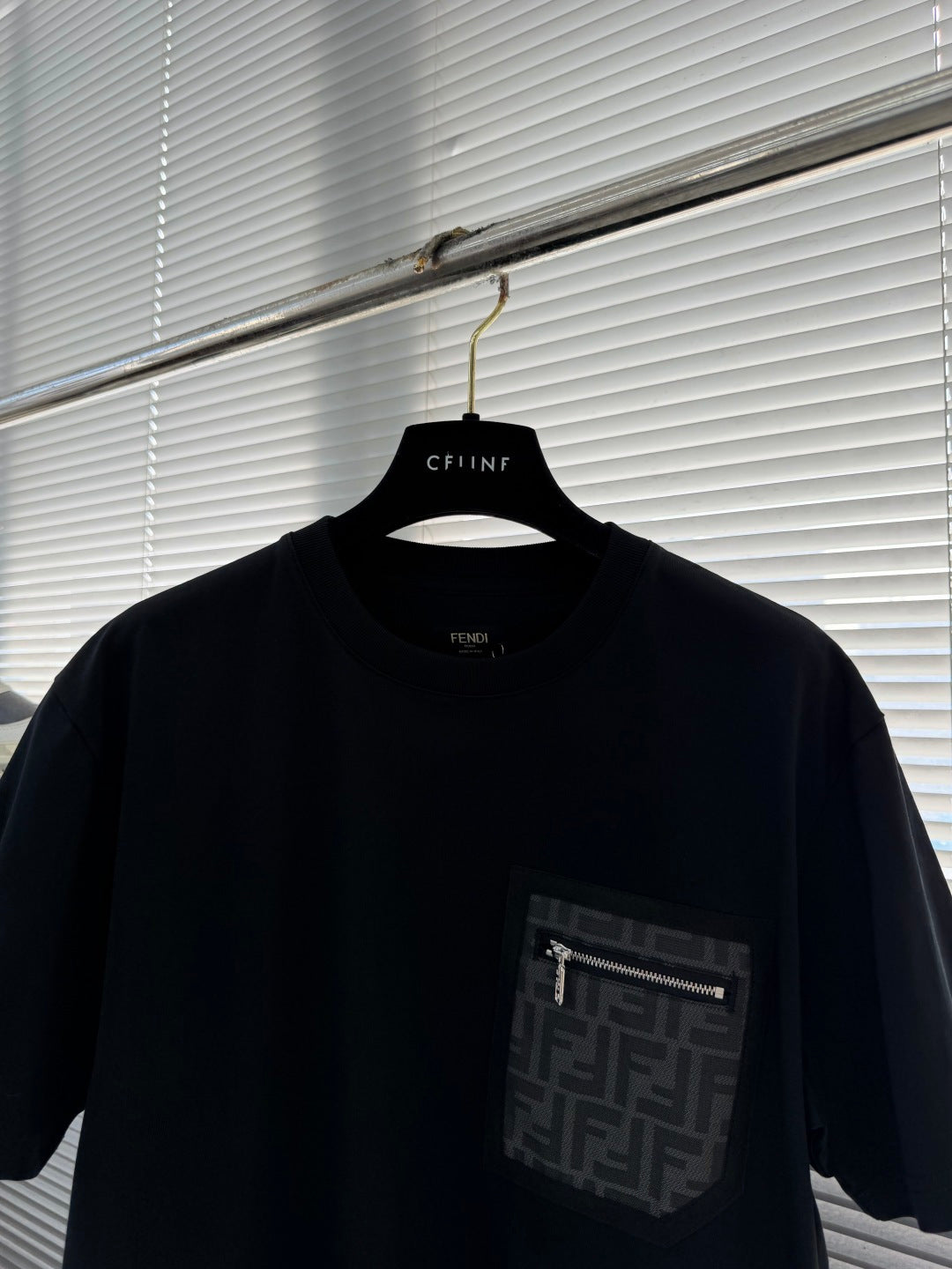 Fendi Zipper Pocket T-Shirt