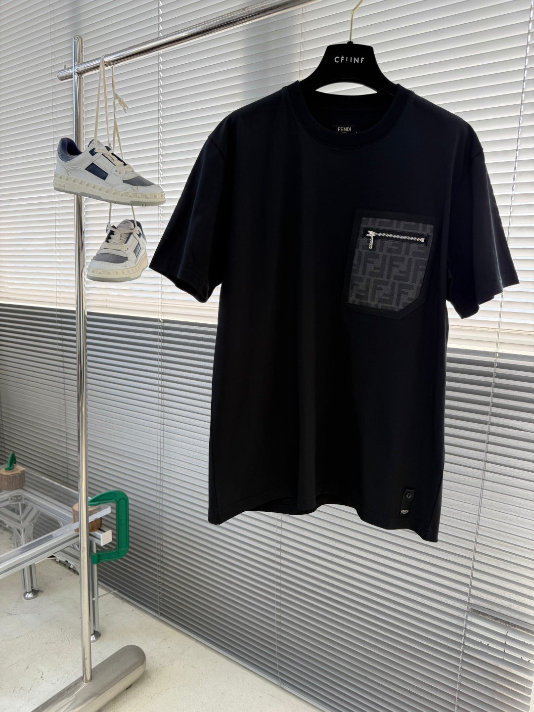 Fendi Zipper Pocket T-Shirt
