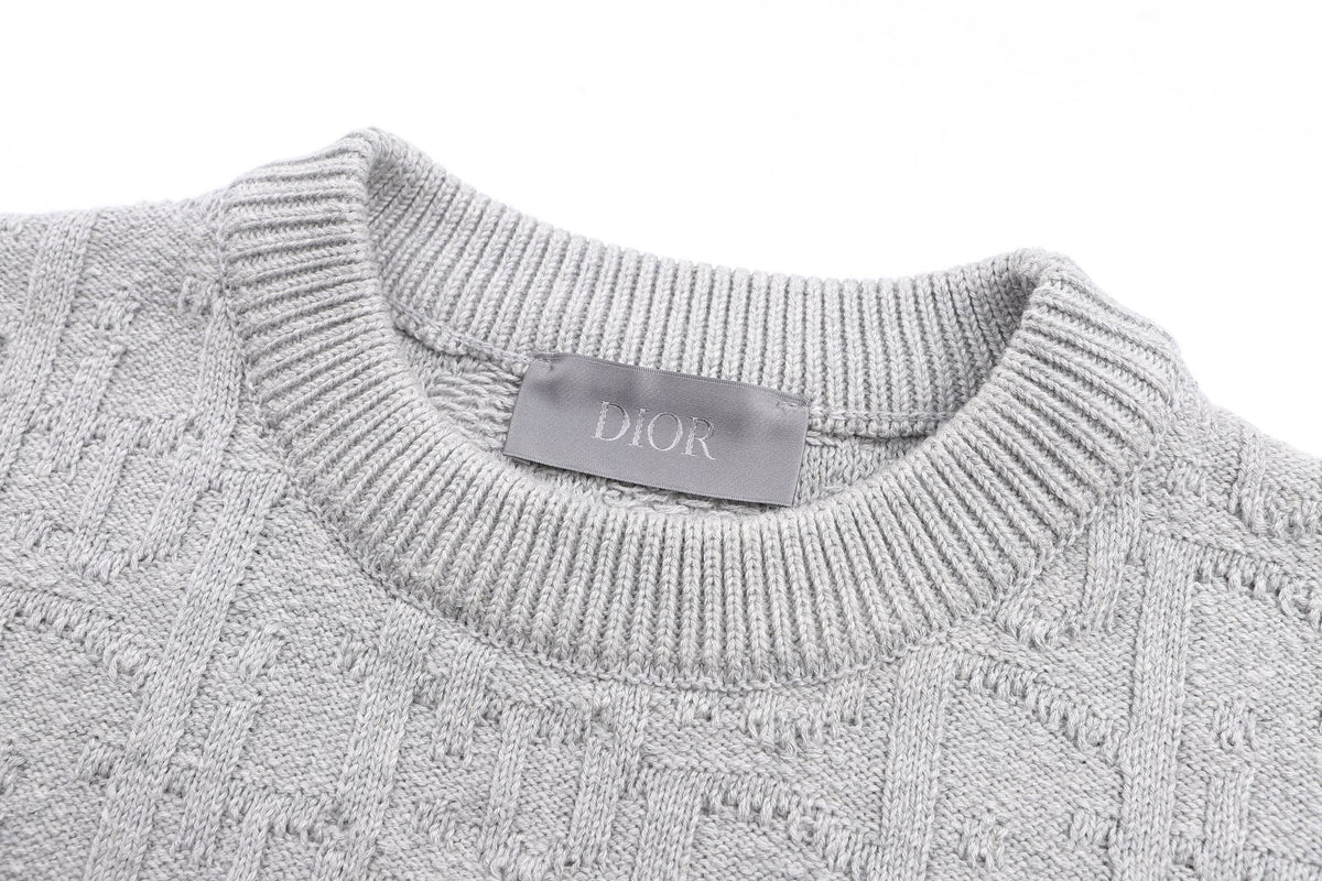 Dior Oblique Jacquard Crew Neck Sweater