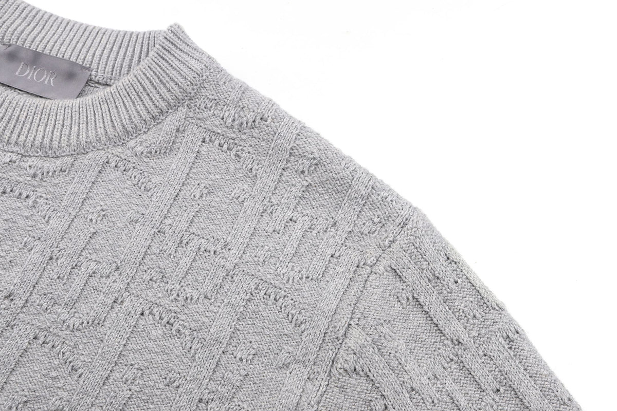Dior Oblique Jacquard Crew Neck Sweater