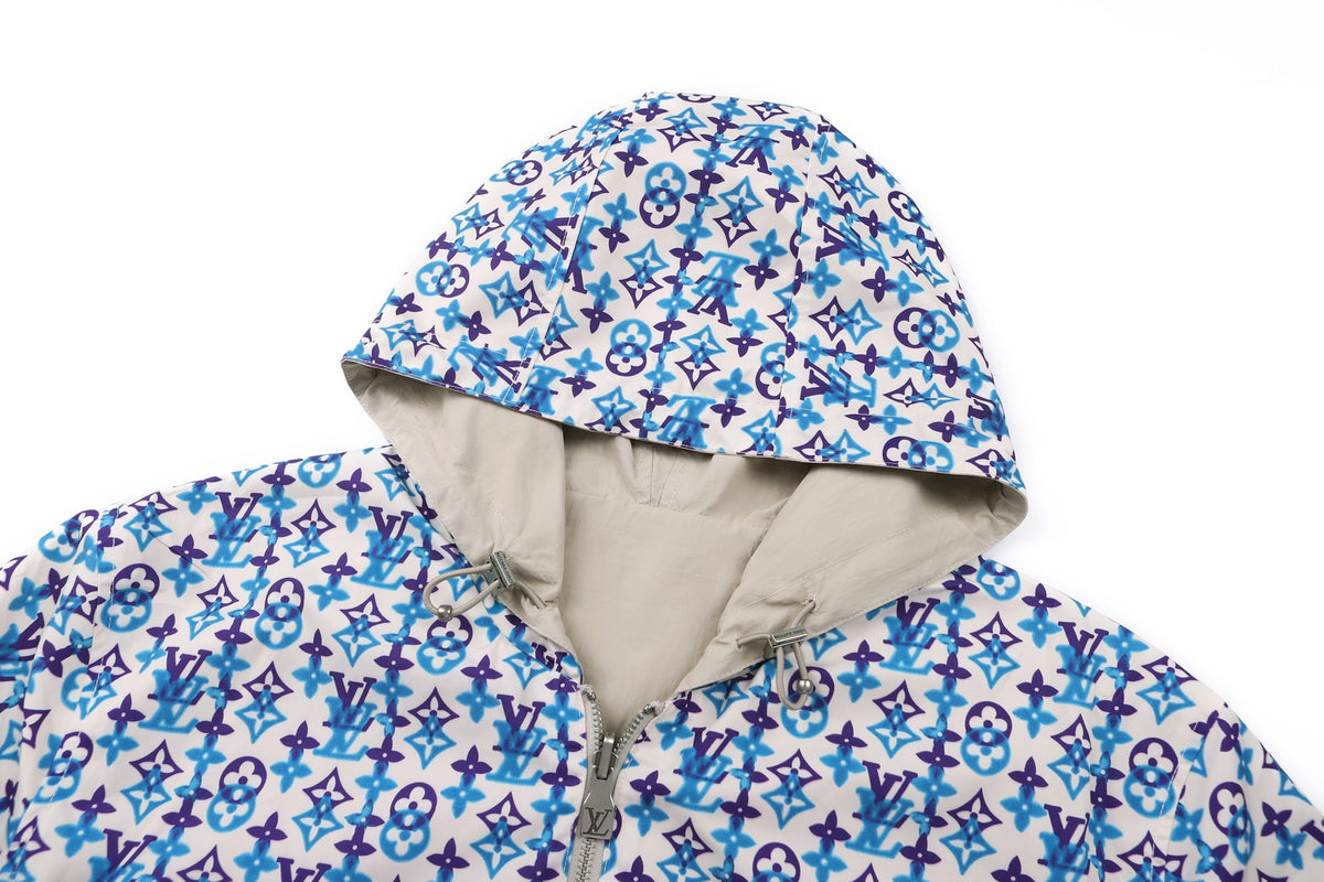 LV Reversible Embroidered Windproof Jacket