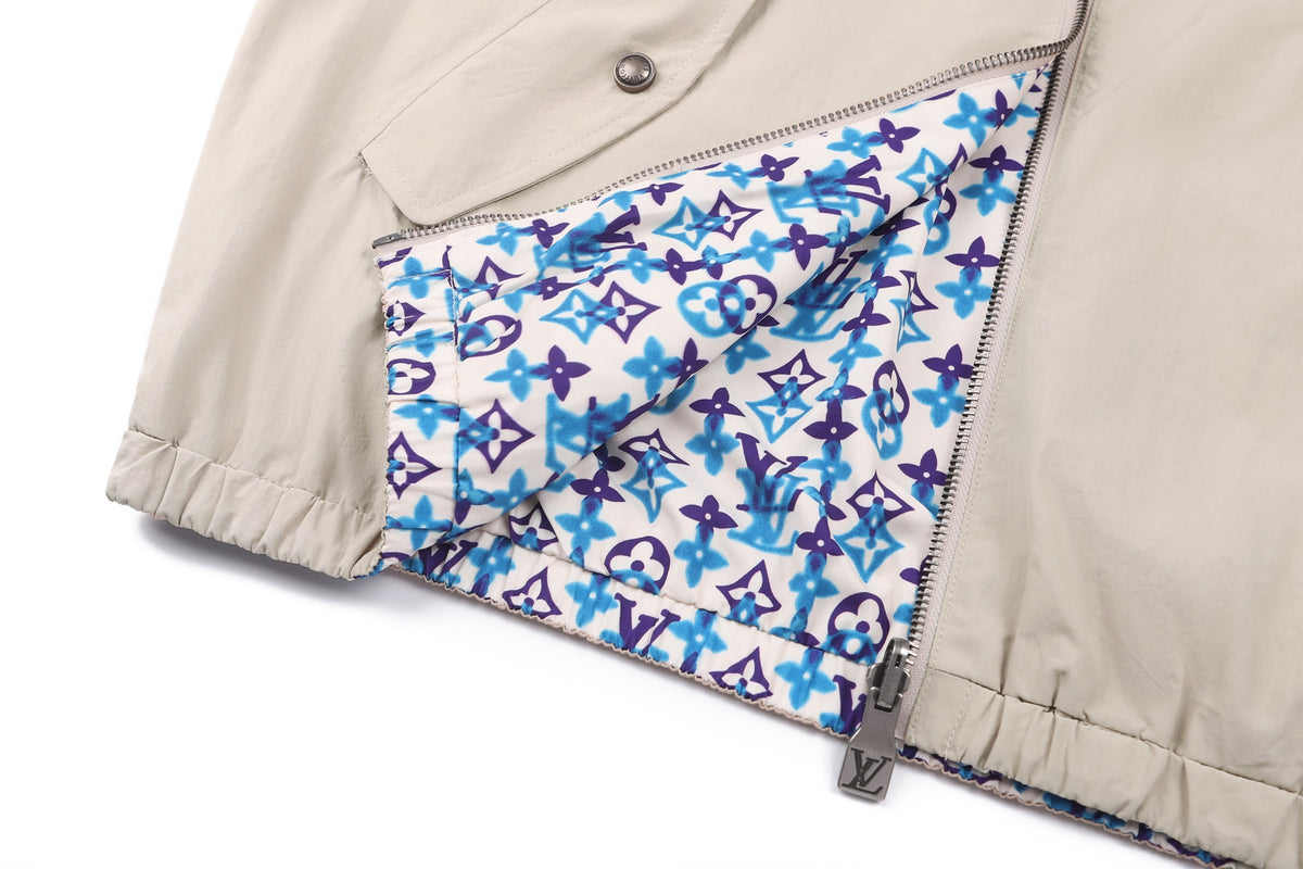 LV Reversible Embroidered Windproof Jacket