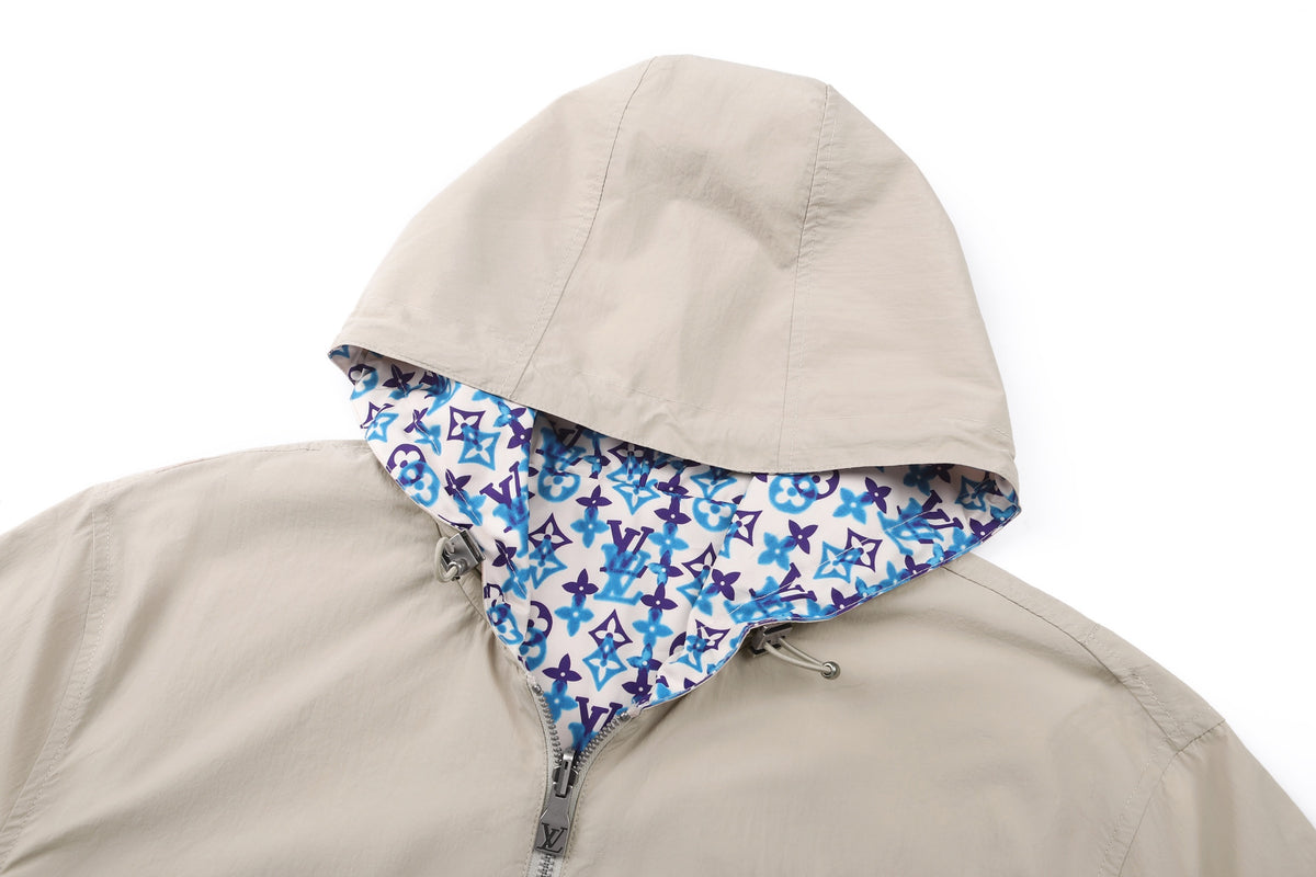 LV Reversible Embroidered Windproof Jacket