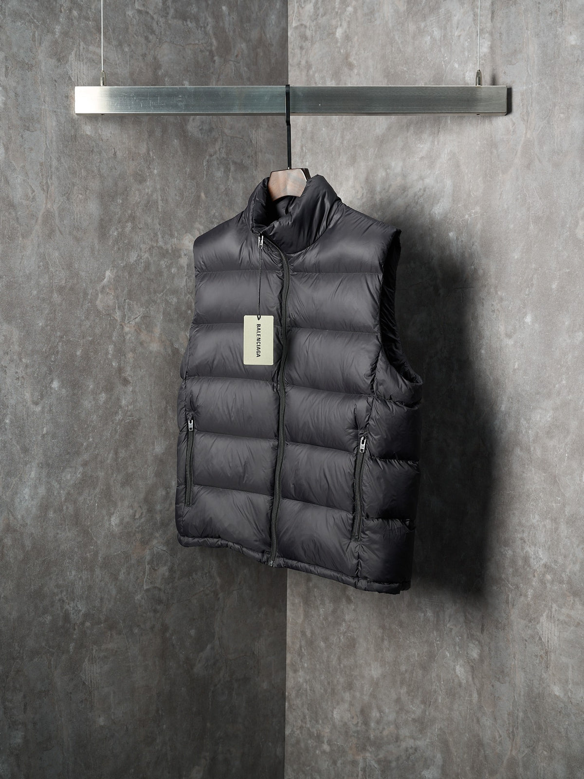 Balenciago Down Vest W/ Embriodered Logo