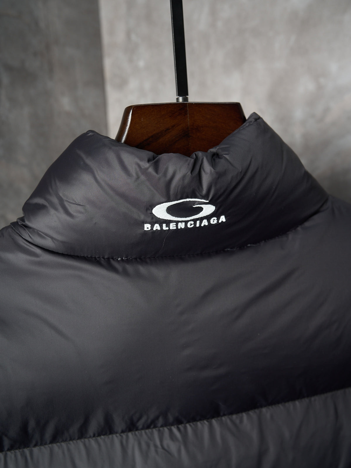 Balenciago Down Vest W/ Embriodered Logo