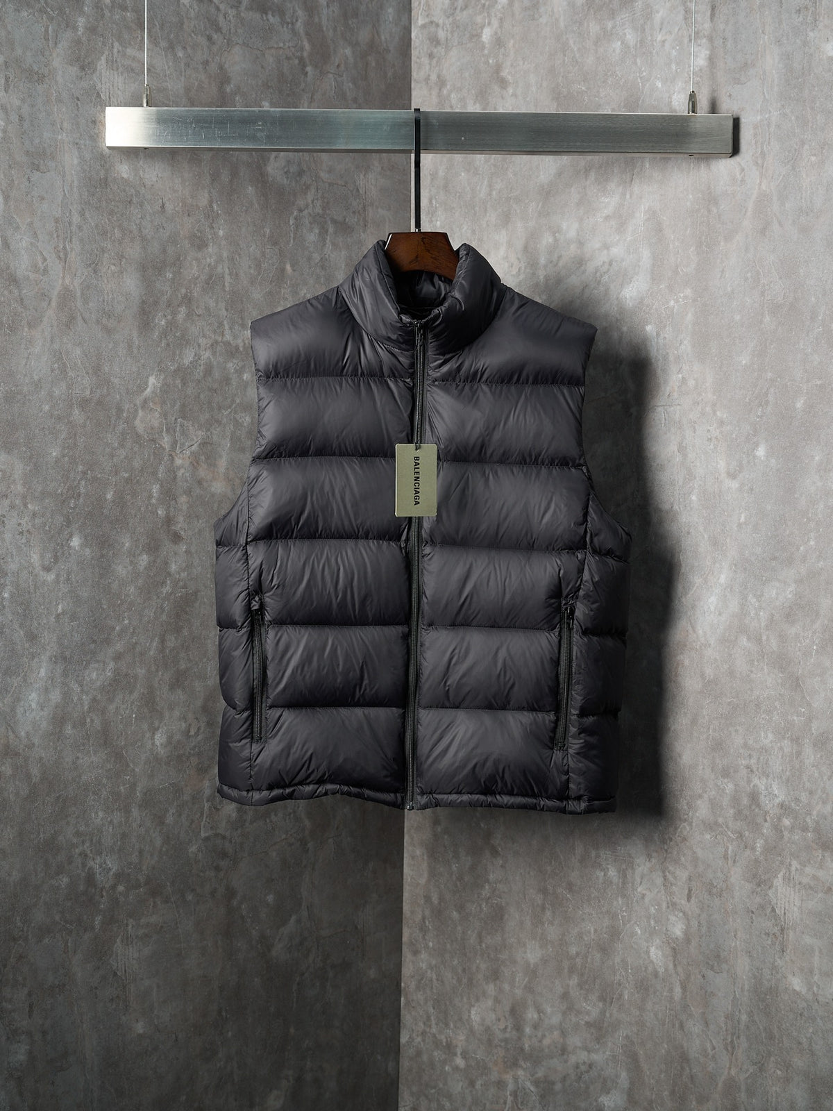 Balenciago Down Vest W/ Embriodered Logo