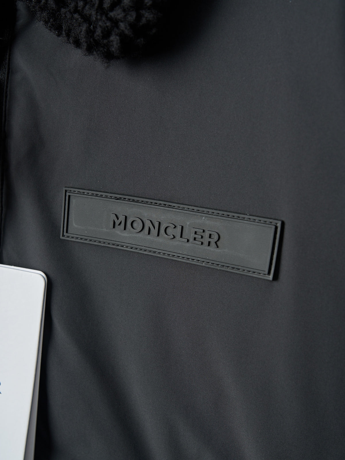 Moncler Teddy Fleece Reversible BOmber Down Jacket