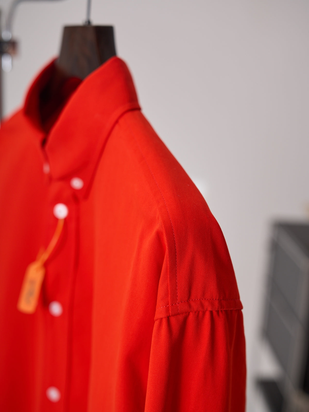 Loewe Anagram Two-Tone Embroidered Long-Sleeve Shirt