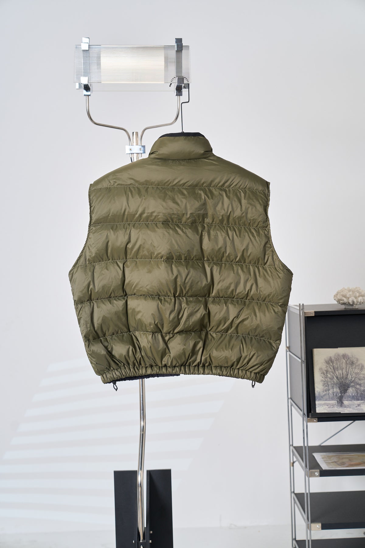 Miu Miu Embroidered Silkworm-Shaped Down Vest