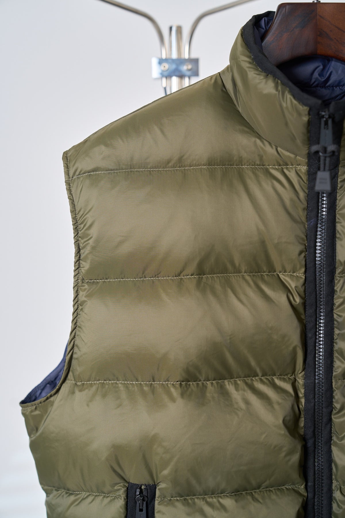 Miu Miu Embroidered Silkworm-Shaped Down Vest