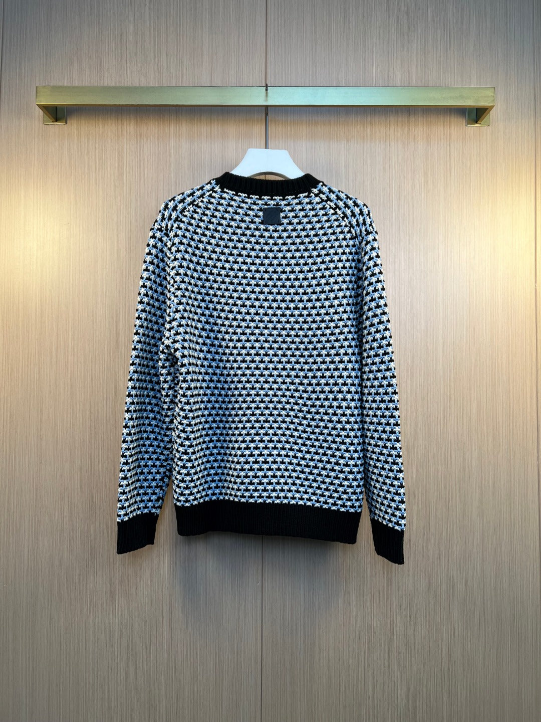 LV Houndstooth Jacquard Knit Sweater