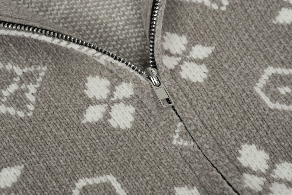 LV Jaquard Cardigan Sweater - Women's