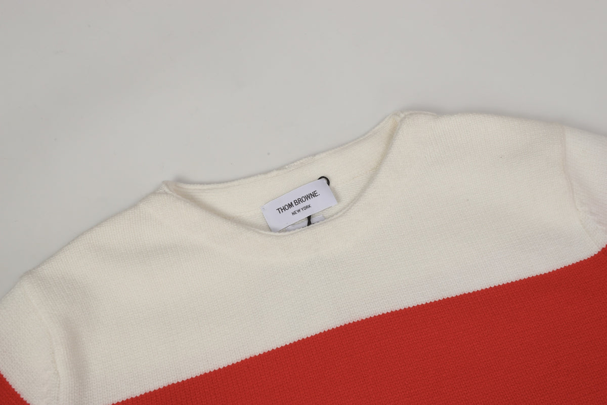 Thom Browne Striped Crew Neck Sweater