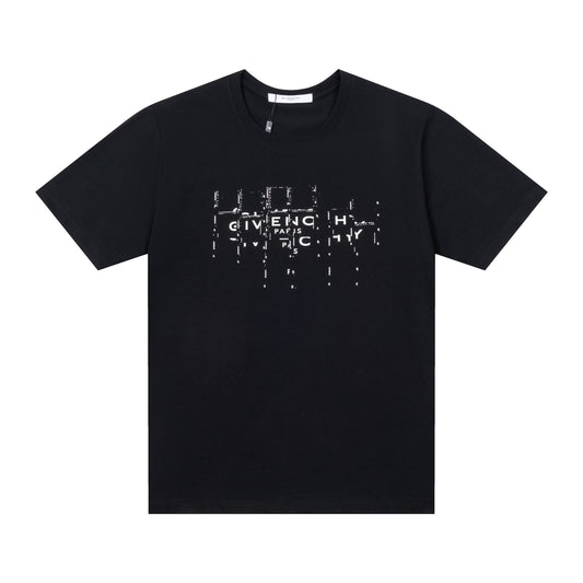 Givenchy Photographic Art Logo Print Short-Sleeve T-Shirt