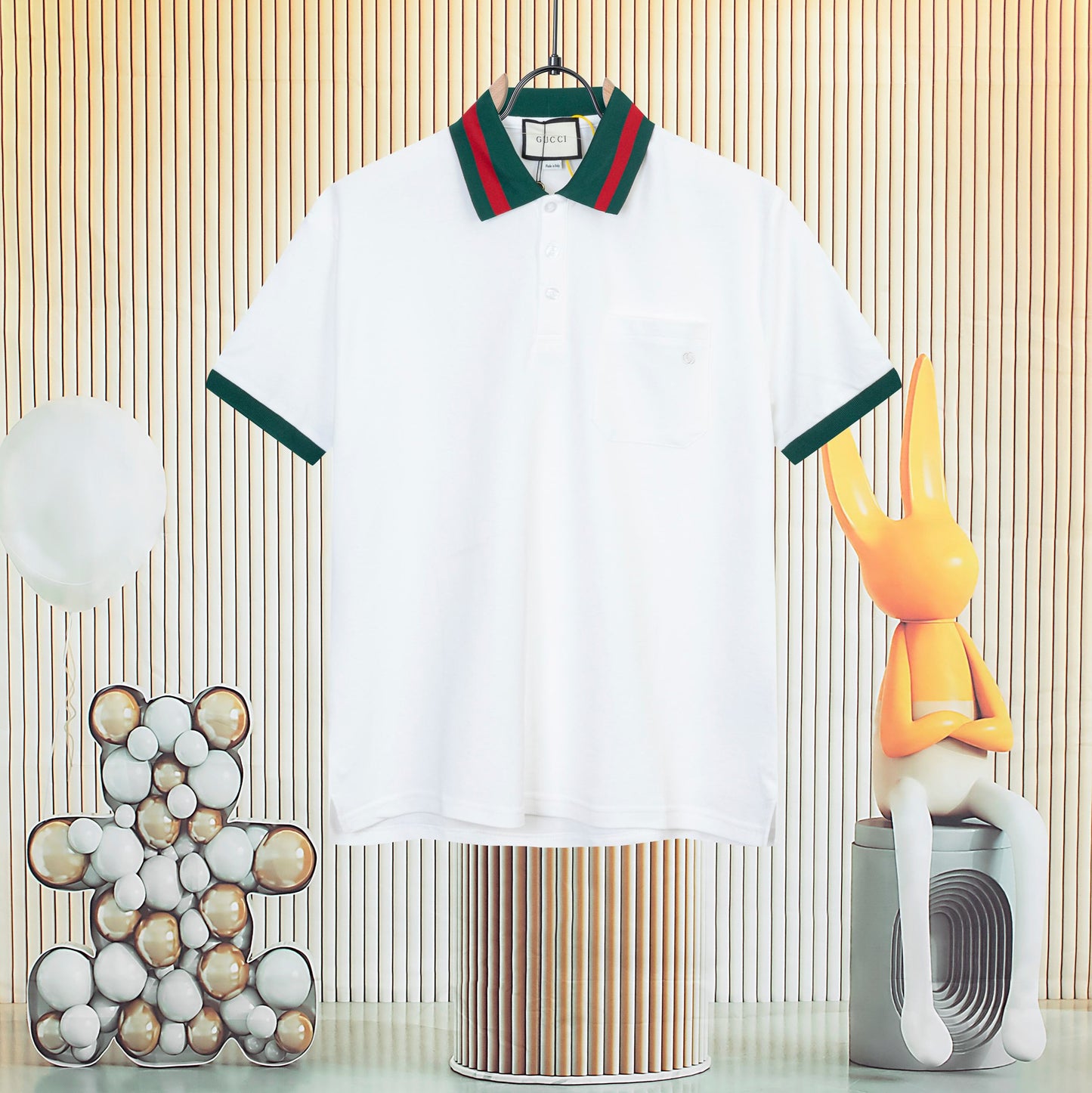 Gucci Embroidered Polo Shirt
