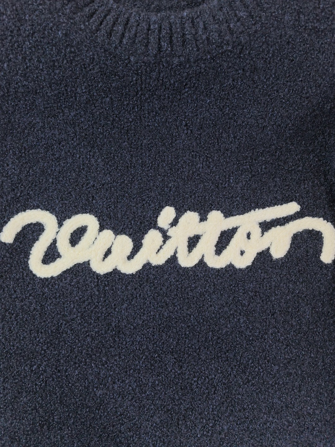 LV Lettered Zip-Up Cardigan Women's