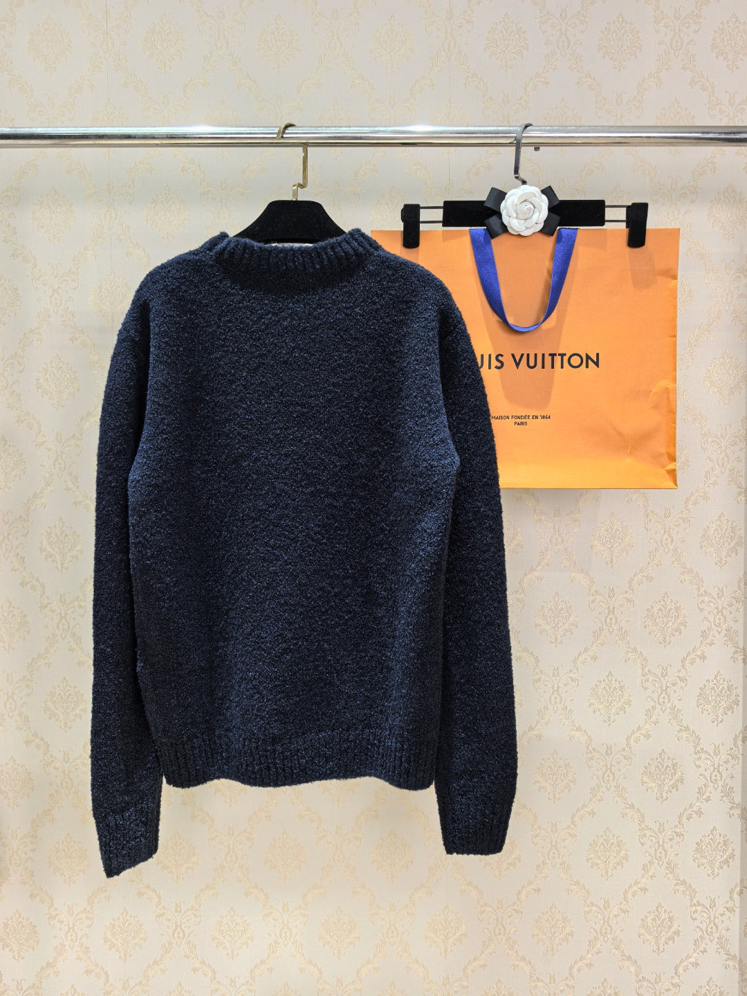 LV Lettered Zip-Up Cardigan Women's
