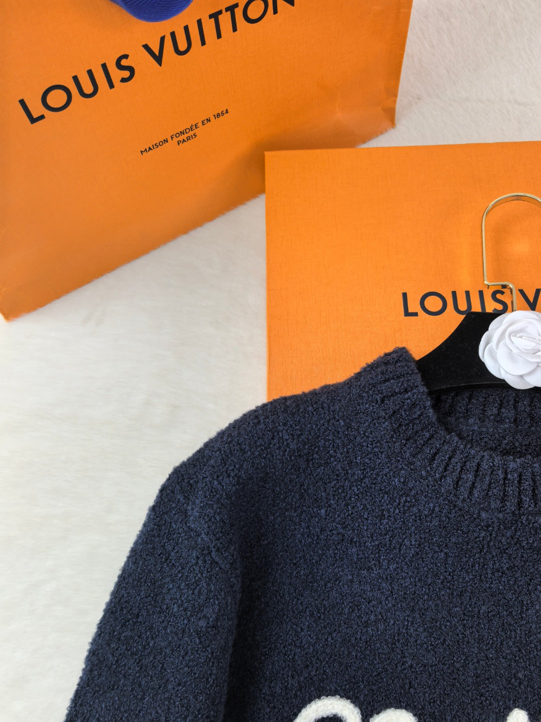 LV Lettered Zip-Up Cardigan Women's