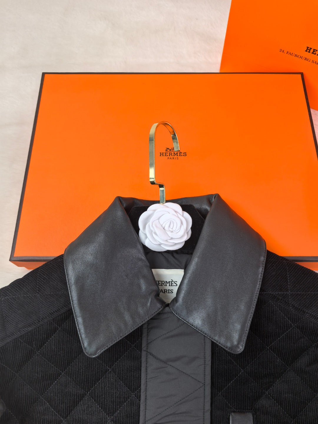 Hermes Long Patchwork Down Jacket - Women's