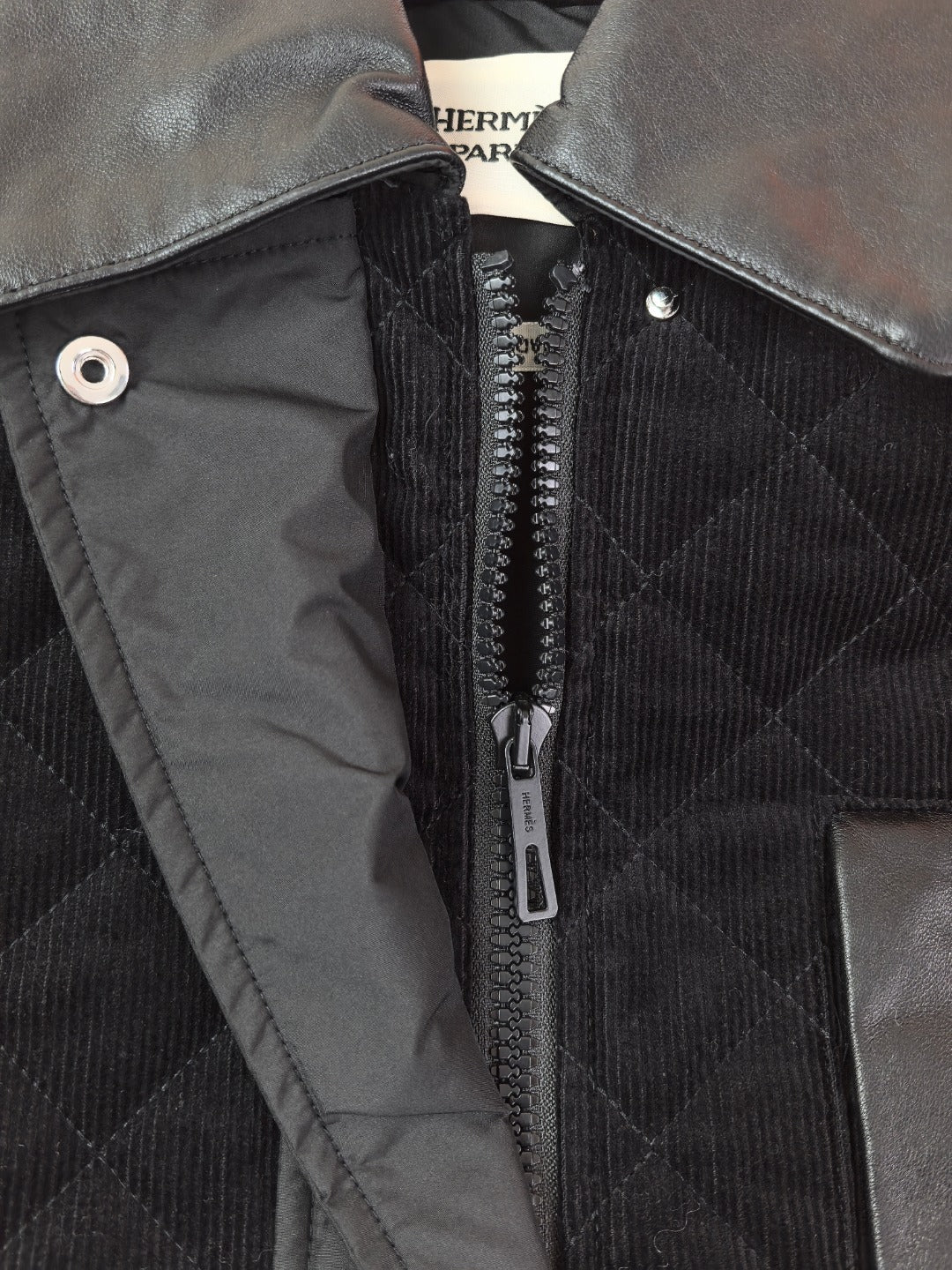 Hermes Long Patchwork Down Jacket - Women's
