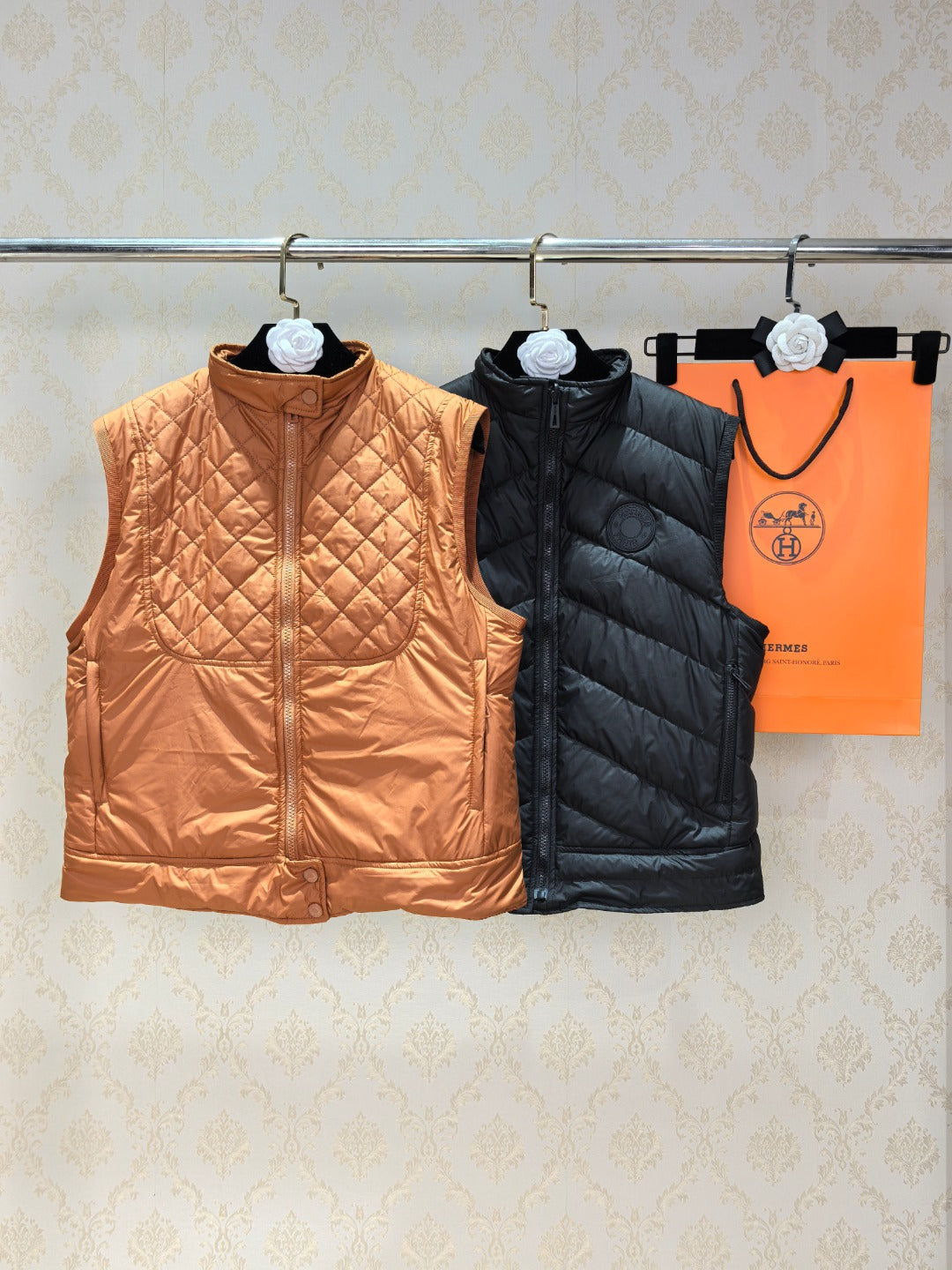 Hermes Reversible Down Vest Women's