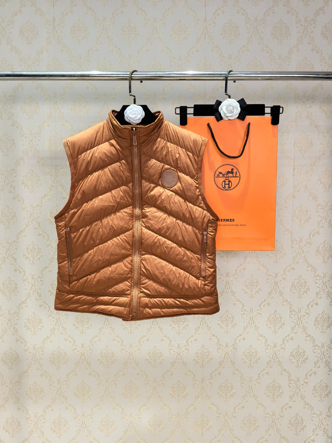 Hermes Reversible Down Vest Women's