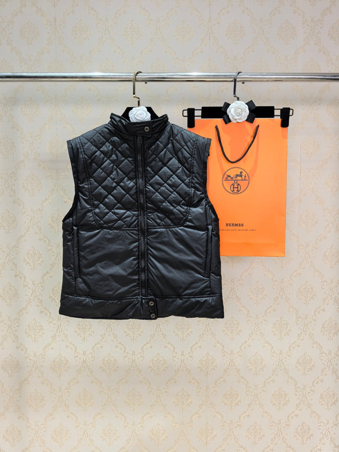Hermes Reversible Down Vest Women's