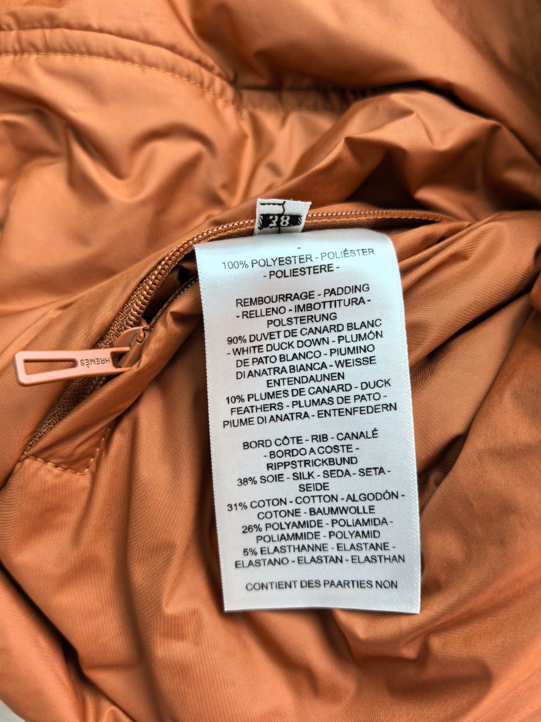 Hermes Reversible Down Vest Women's