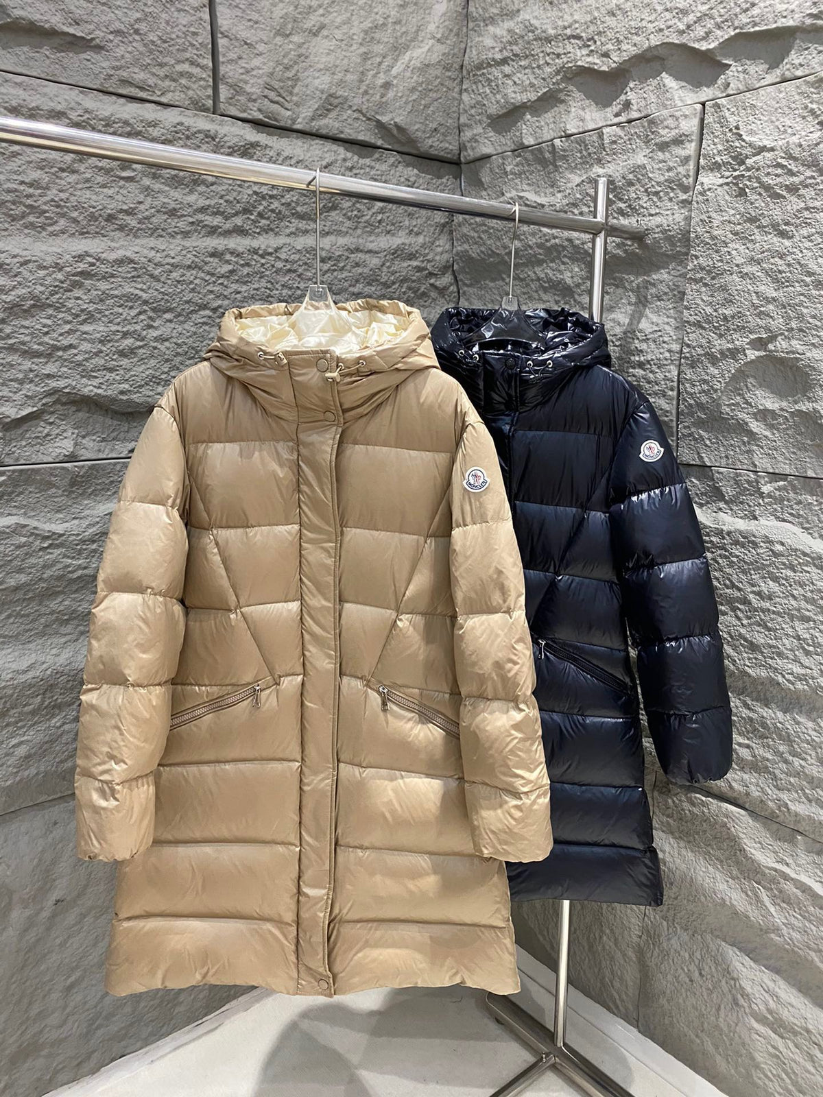 Moncler Bellevue Long Belted Down Jacket - Women's