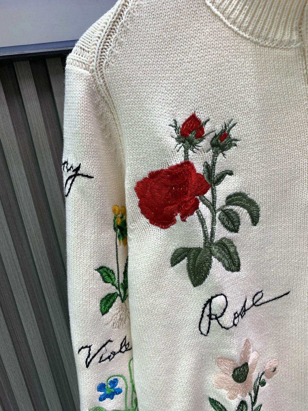 Dior Garden Story Collar Sweater