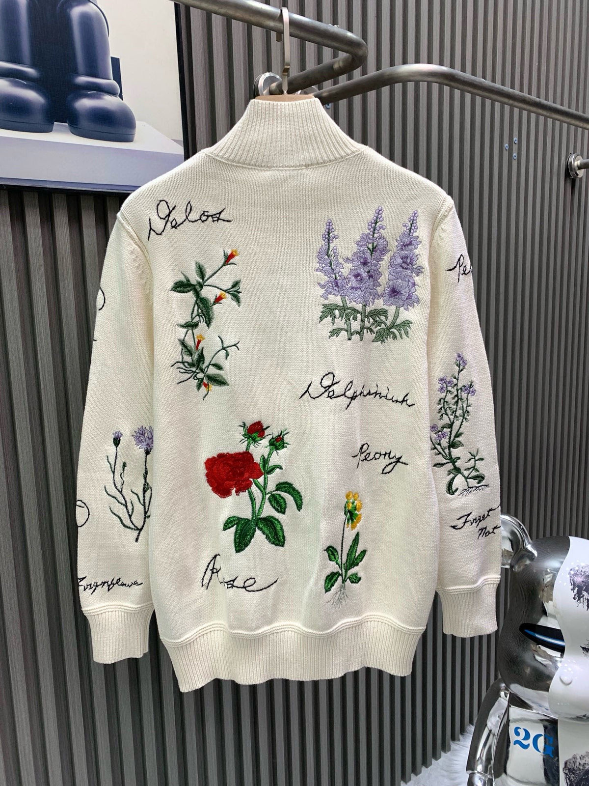 Dior Garden Story Collar Sweater
