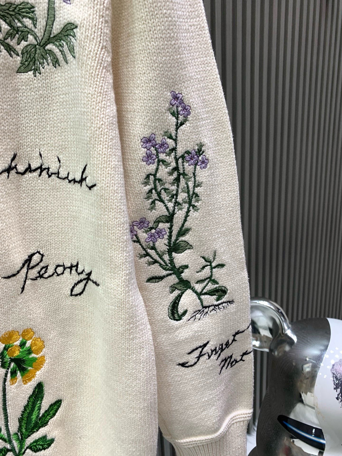 Dior Garden Story Collar Sweater