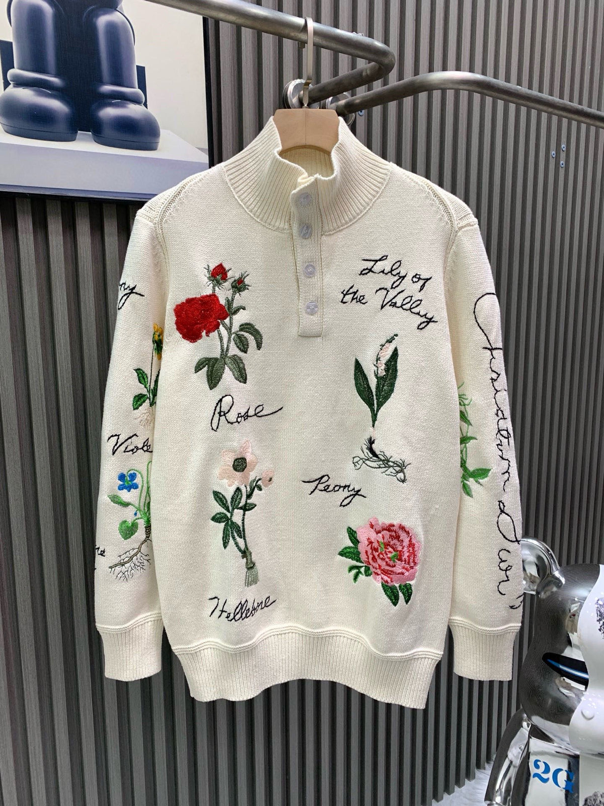 Dior Garden Story Collar Sweater