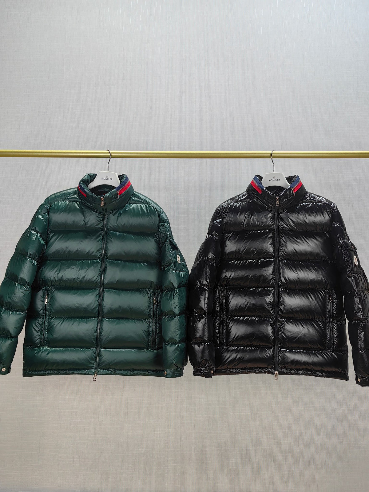 Moncler Glossy Thick Down Jacket