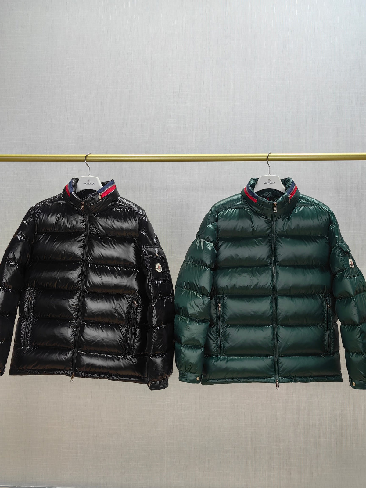 Moncler Glossy Thick Down Jacket