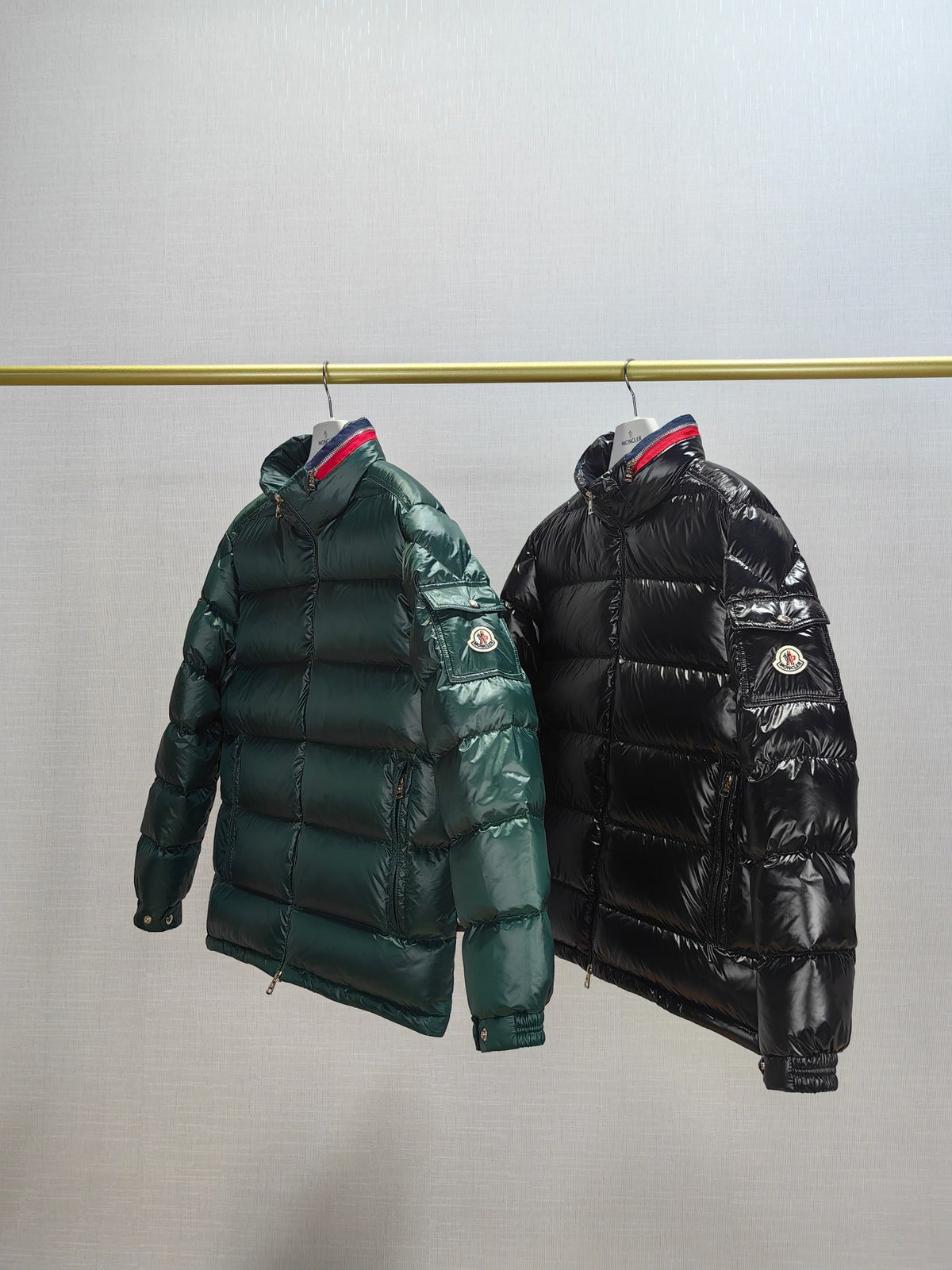 Moncler Glossy Thick Down Jacket