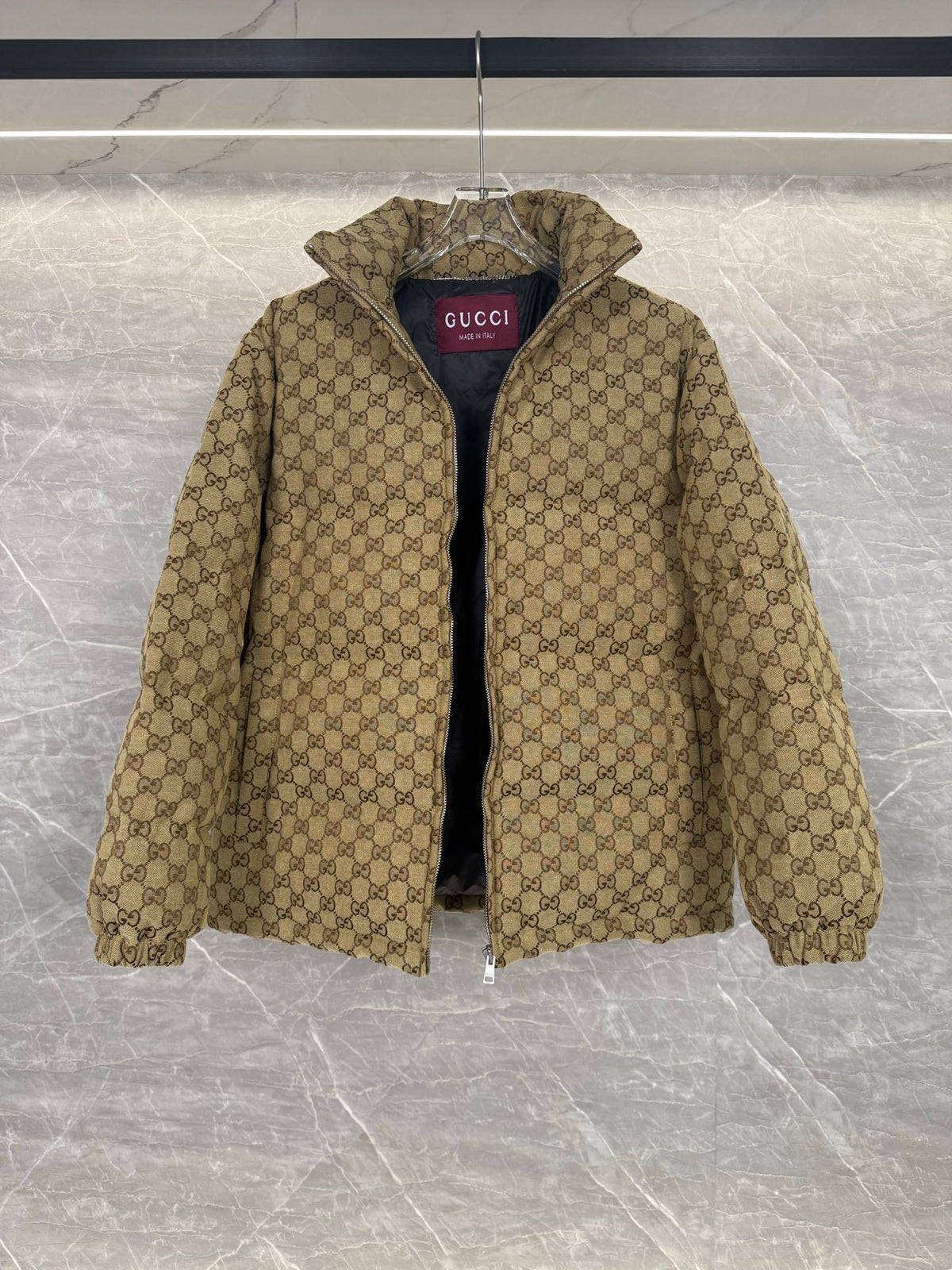 Gucci Jacquard Down Jacket W/ Belt ' Women's