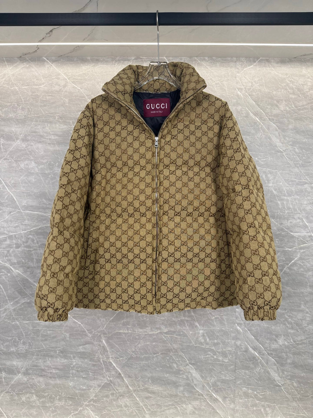 Gucci Jacquard Down Jacket W/ Belt ' Women's