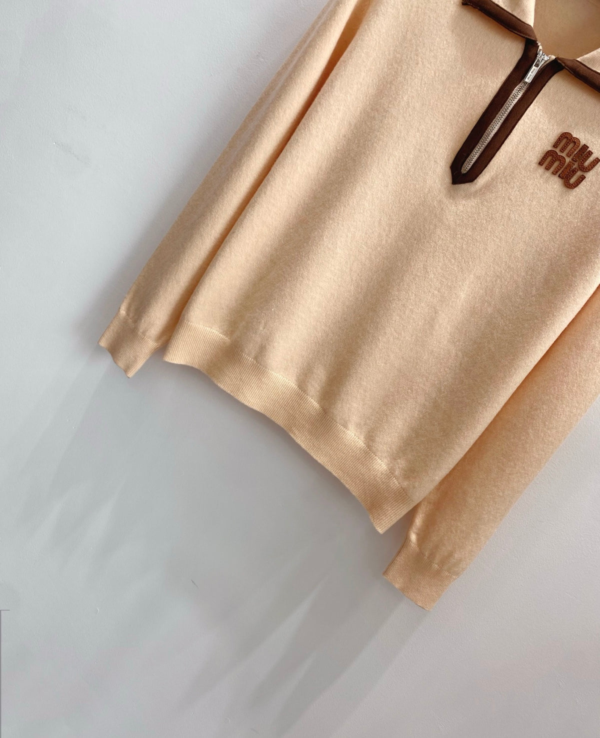 Miu Miu Wool Long Sleeve Kit Sweater Women's