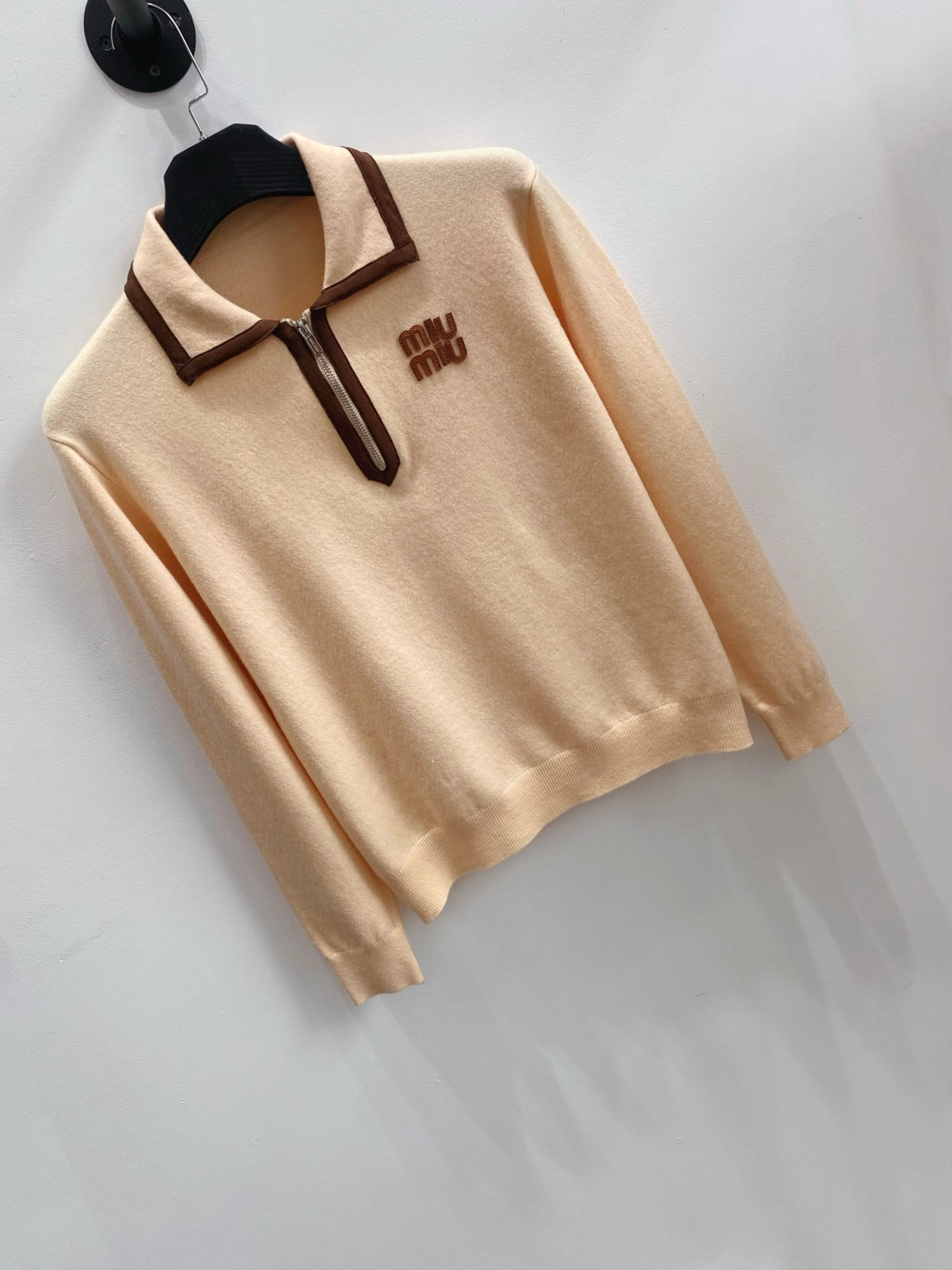 Miu Miu Wool Long Sleeve Kit Sweater Women's