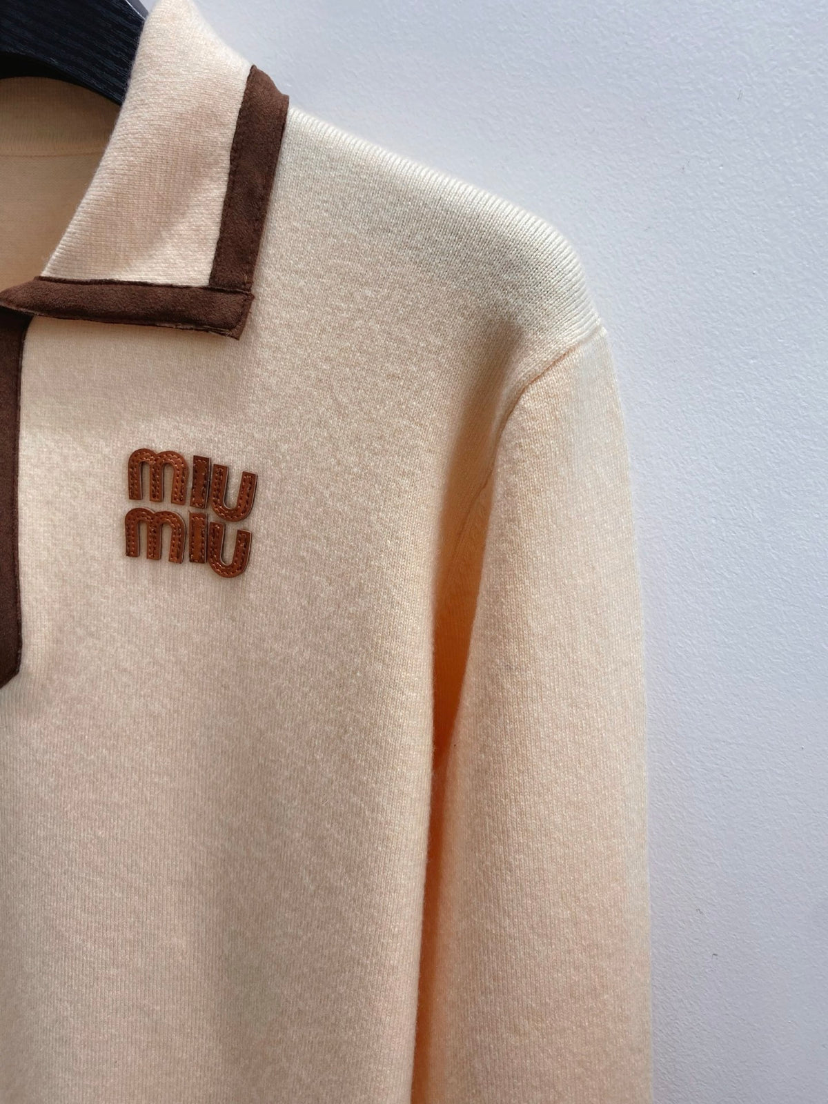 Miu Miu Wool Long Sleeve Kit Sweater Women's