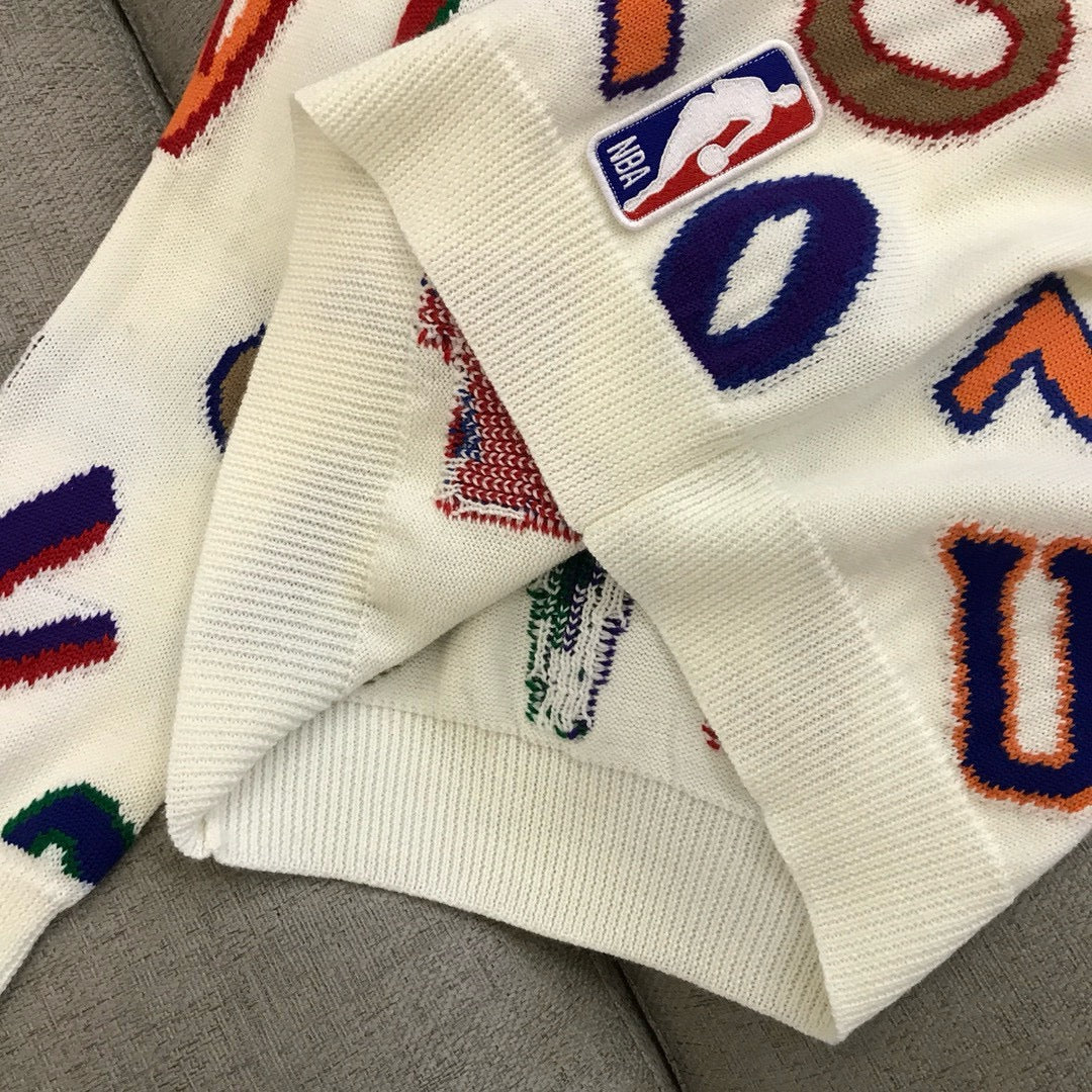 LV & NBA knit sweater