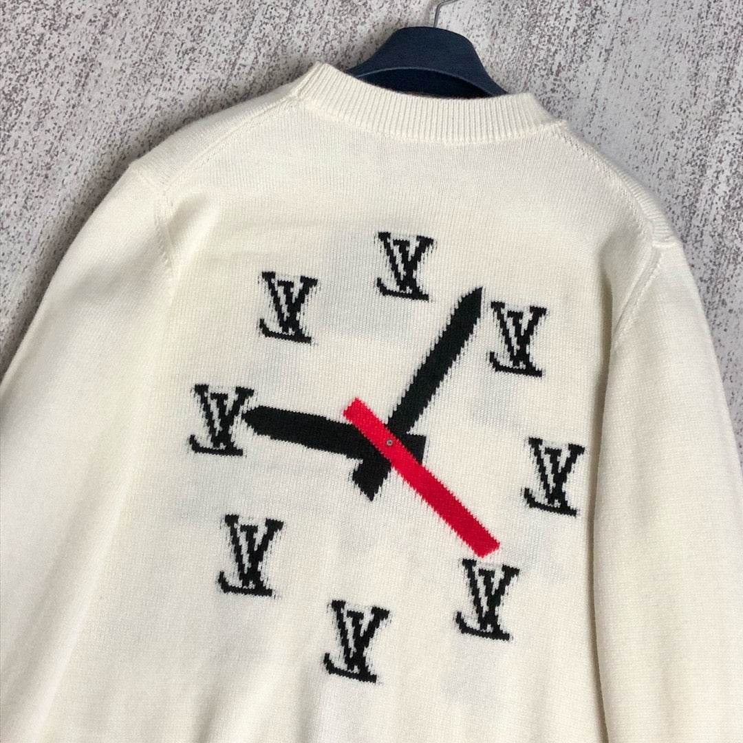 LV Clock Wool Sweater