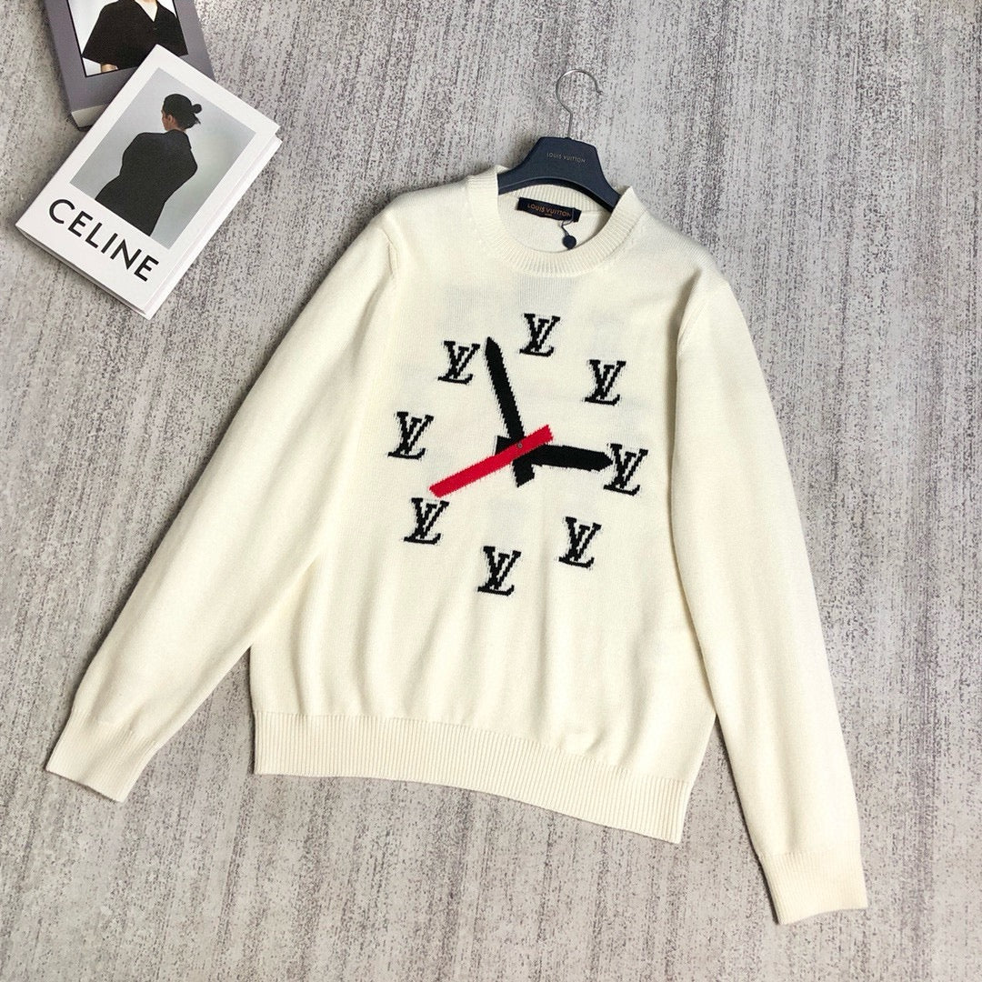 LV Clock Wool Sweater