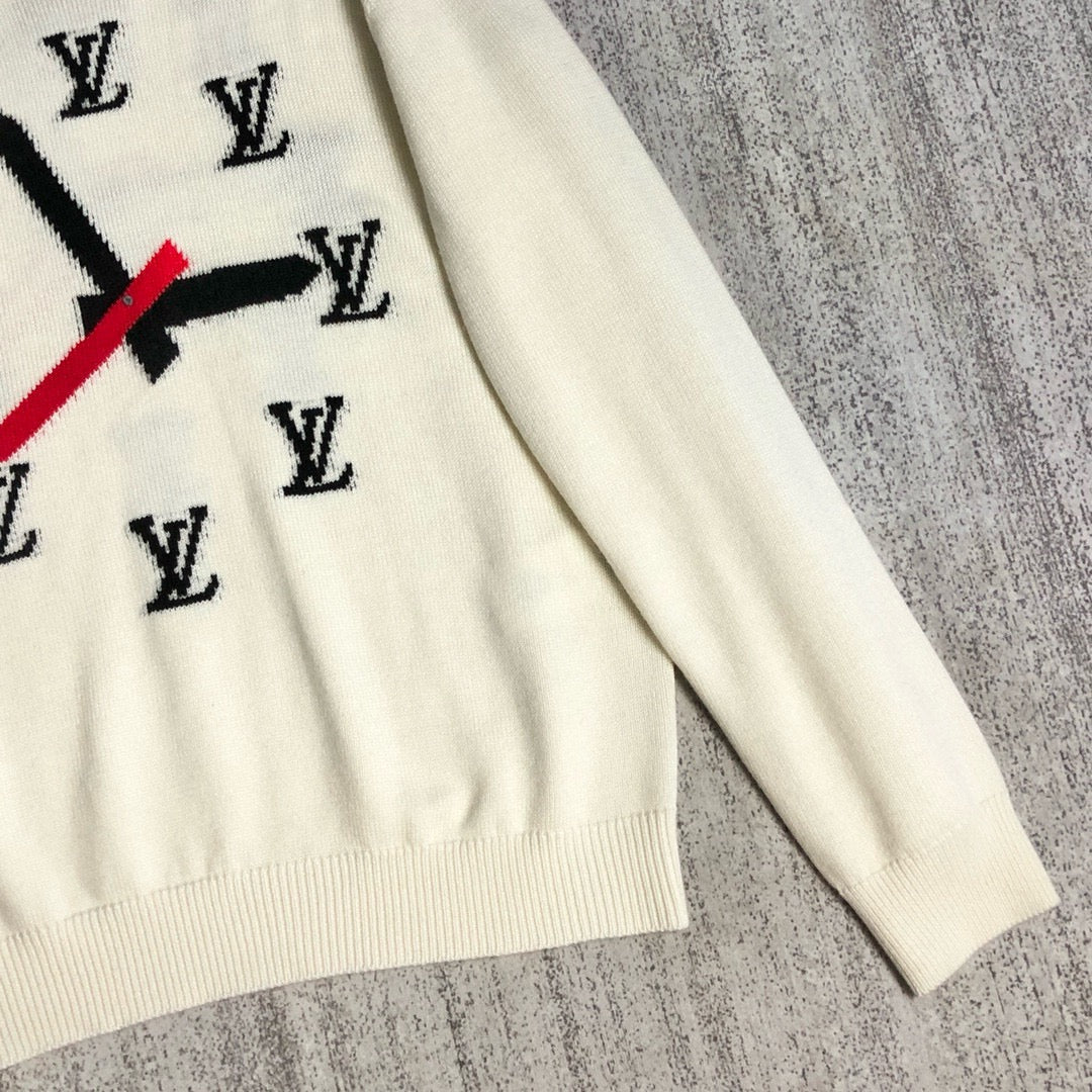 LV Clock Wool Sweater