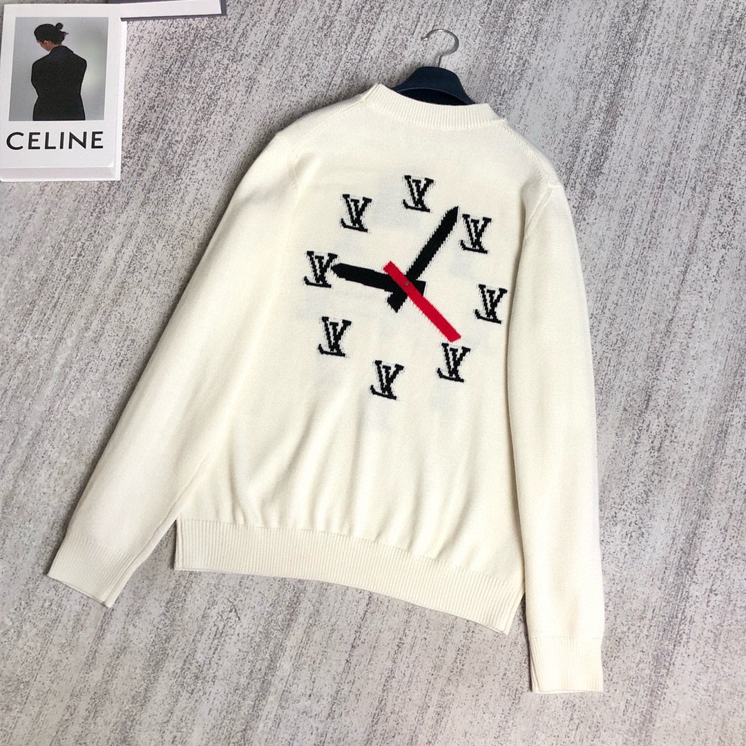 LV Clock Wool Sweater