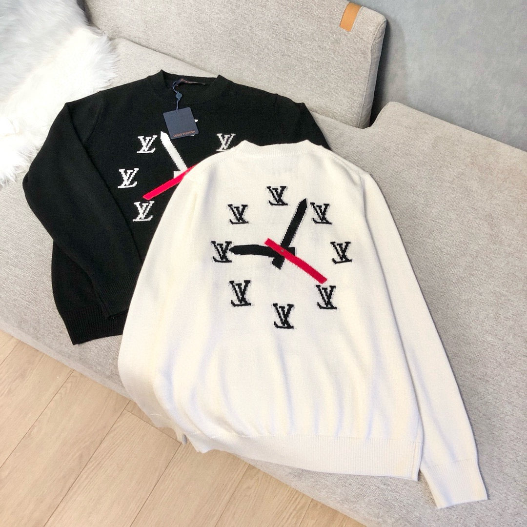 LV Clock Wool Sweater