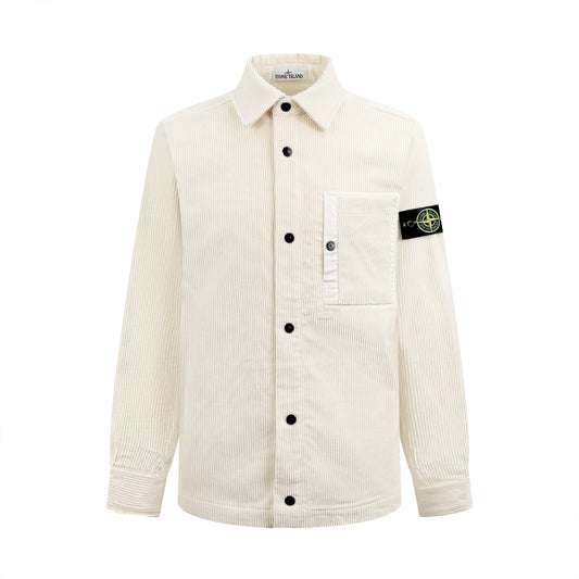 Stone Island Badge Chest Pocket Shirt Jacket